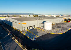 
                                	        MTY007: MTY007 Aerial view, dock doors and water tank
                                    